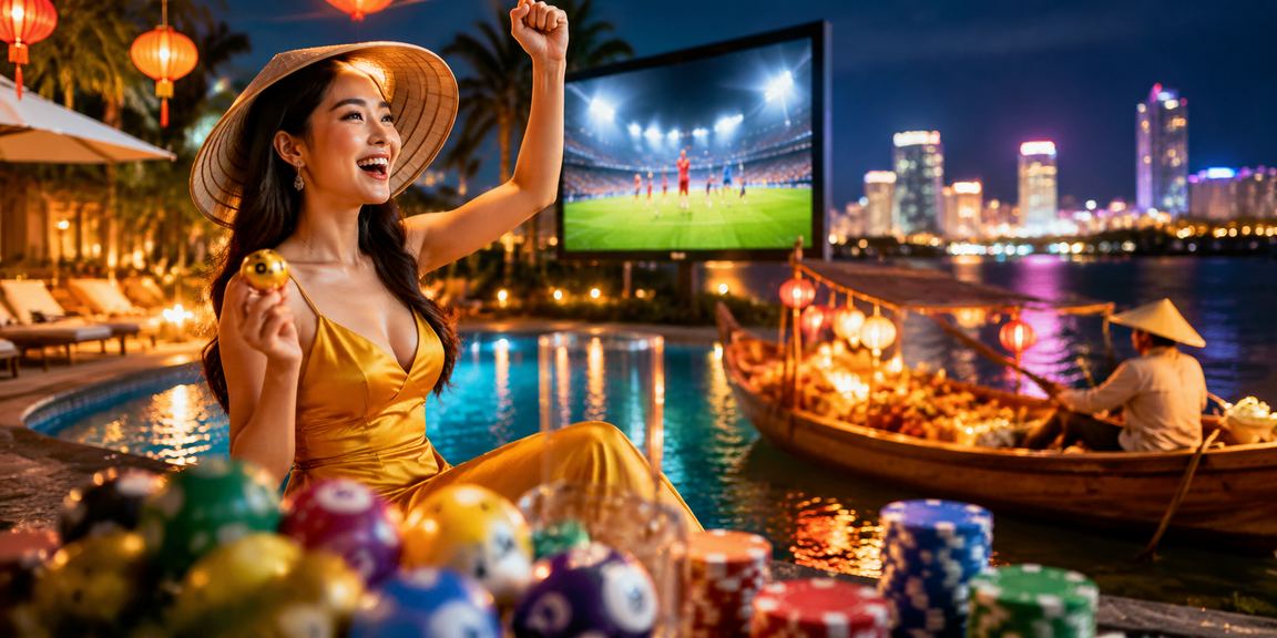 Người dùng Nha Trang tham gia xổ số và trò chơi giải trí trực tuyến bayclub vào buổi chiều